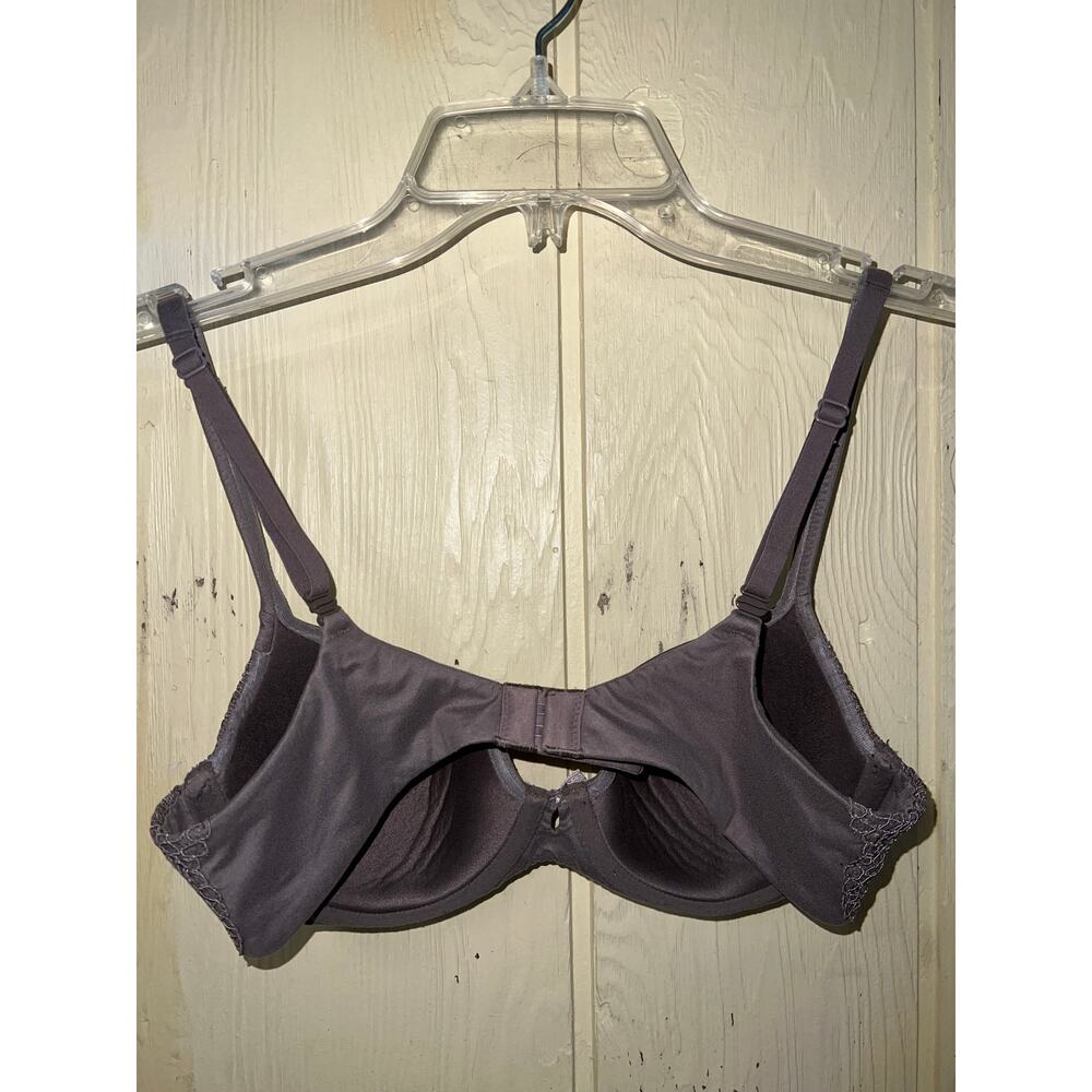 34C Body By Victoria's Secret Bra Lined Demi Lace Underwire Gray Taupe Underwire - Picture 4 of 6